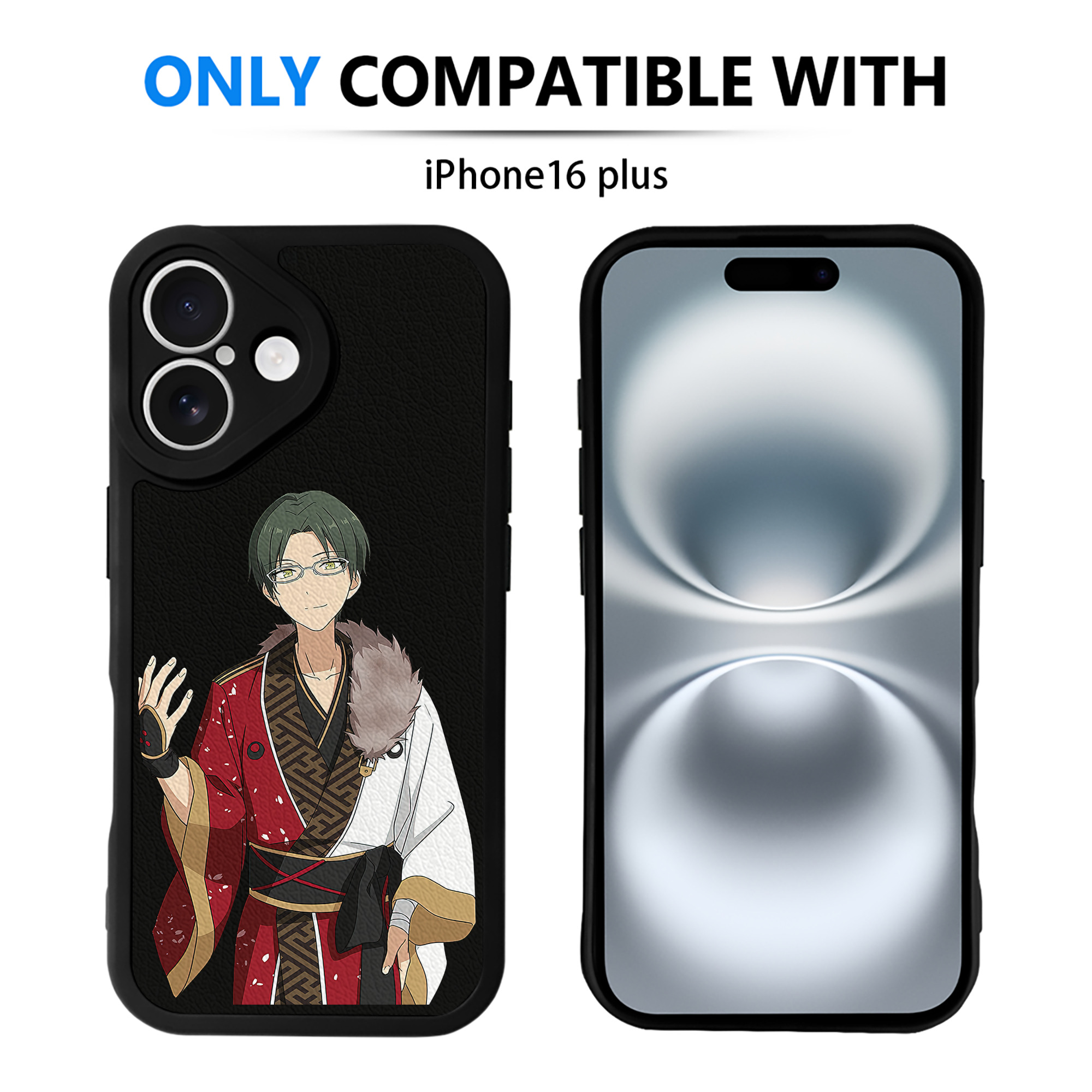 （画像用） あんさんぶるスターズ! Ensemble Stars 【iPhone 16シリーズ対応】シリコンスマホケース（レザー調） 材質：シリコン